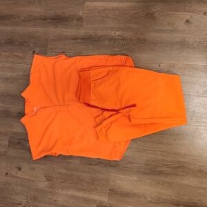 Figs Scrub SET - Sunset Orange